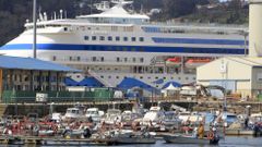 El �Aidacara�, el pasado lunes en Ferrol