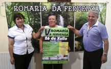Representantes de O Son da Fervenza y la concejala de Cultura presentaron ayer la romer�a. 
