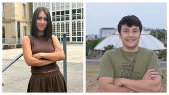 Silvana F�bregas y Pablo Ponte, alumnos de la primera promoci�n, destacan el amplio abanico de salidas laborales del grado