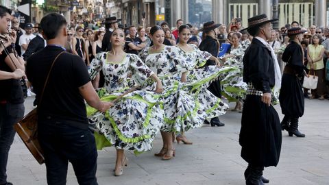 folclore.El desfile del Festival Internacional de Folklore el a�o pasado