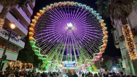 La noria de la Navidad de Vigo, un cl�sico de los �ltimos a�os 