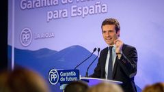 Casado asegura que el PP es la �nica fuerza moderada para defender la unidad de Espa�a