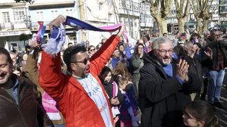 Recibimiento al Baxi Ferrol en el Cantón