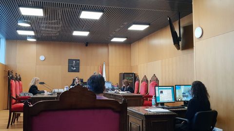 Un momento de la vista celebrada en el Penal 1