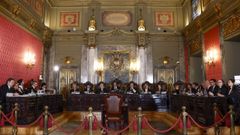 Vista de la sala del Supremo, durante el juicio a Garca Ortiz.