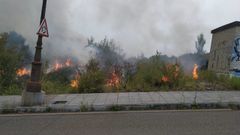 Incendio en La Manjoya, Oviedo