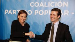 Carmen Moriy�n y Pablo Casado