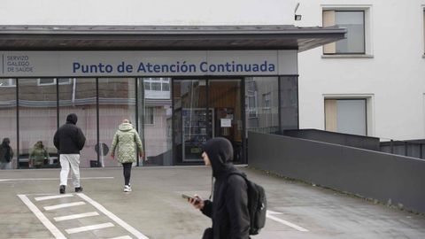 Entrada del PAC de Lugo, esta maana.