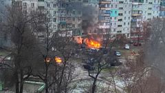Imagen de una zona residencial en Mari�pol