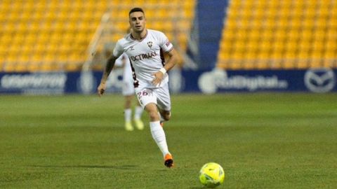 Carlos Isaac, durante un encuentro con el Albacete