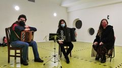 Ensayo para el concierto de acordeones de Canido