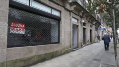 La calle Rep�blica do Salvador es una de las que tiene m�s bajos comerciales sin actividad