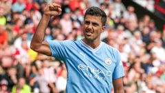 Rodri Hern�ndez.Rodri Hern�ndez contra el Manchester City