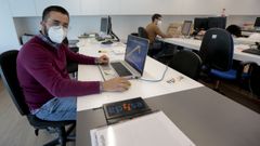 Javier V�zquez, ingeniero de Caminos, Canales y Puertos, en la empresa Eptisa en la que trabaja desde hace varios a�os