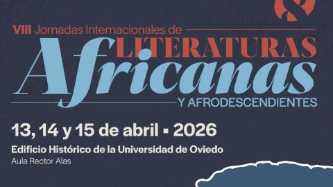 Cartel de�las VIII Jornadas Internacionales de Literaturas Africanas y Afrodescendientes