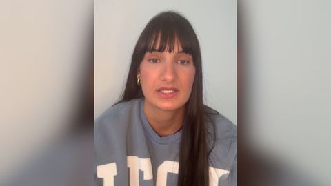 Izaro, en el vdeo publicado para denunciar su situacin.