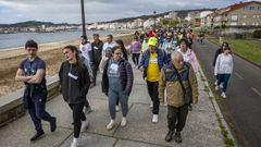 Andaina solidaria de Barbantea en Ribeira