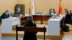 Vicente Barata en el juicio celebrado este jueves en Ourense