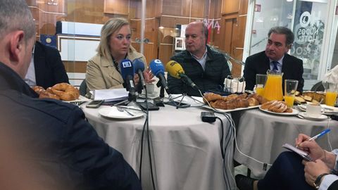Mercedes Fern�ndez, en un desayuno informativo en Avil�s