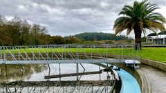 Estaci�n depuradora de aguas residuales de As Corticeiras, en Caldas