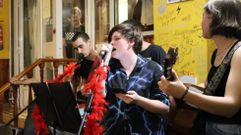 Foto de archivo de una jam session de Amava en O Barco.