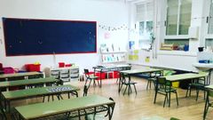 Un aula del CEIP n� 1 de Tui