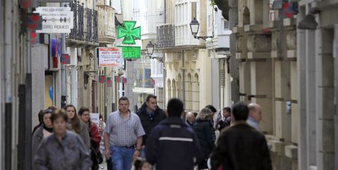 La calle Pastor Díaz sigue siendo el tramo comercial con los precios más caros de alquiler de todo el municipio de Viveiro.