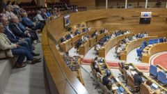 Foto de archivo de un pleno en el Parlamento el pasado mes de julio