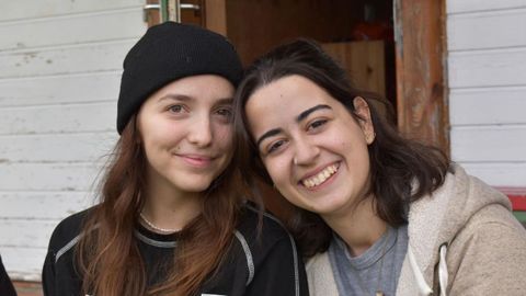 Zaneta Pawelec y Paula Fern�ndez.