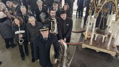 M�sicos en la romer�a del San Mauro de A Arnoia.