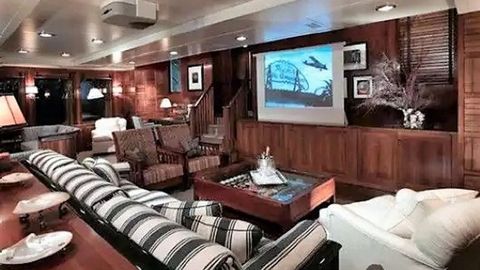 Una de laspocas imgenes que han trascendido delinterior del yate