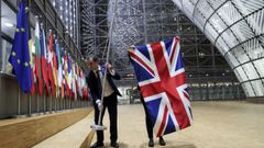 El Consejo de Europa retir la bandera britnica  el 31 de enero del 2020 tras materializarse el brexit y abrirse el perodo de transicin que finaliza el 31 de diciembre
