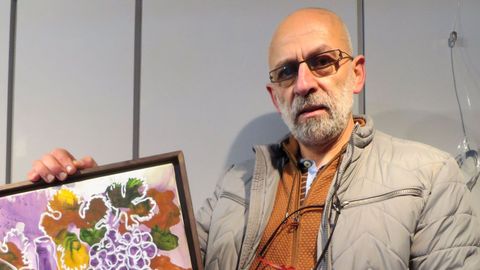 Lomarti es uno de los artistas que participan en �Arte na r�a� en Arz�a
