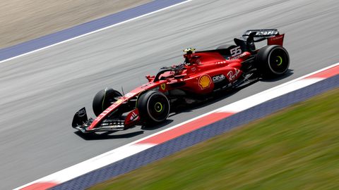 Carrera al sprint del GP de Austria de F�rmula 1.Carlos Sainz en la carrera al sprint del GP de Austria de F�rmula 1