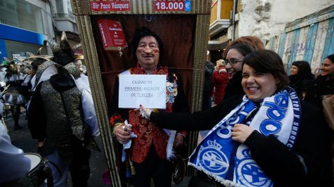 Fiesta choqueira en A Coru�a.