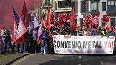 Los sindicatos convocan una concentraci�n ante la sede de la Federaci�n de Empresarios del Metal y Afines del Principado de Asturias en protesta por la falta de avances en la negociaci�n del convenio colectivo del sector
