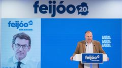 El secretario xeral do PPdeG, Miguel Tellado, present� la campa�a