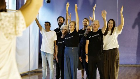 Clase de teatro en la escuela Kotodama de Verín