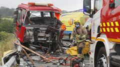 Imagen de un accidente mortal ocurrido este mes de junio en Vilanova.