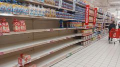 Problemas de suministros en supermercados de Ferrol