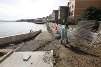 La rampa permitir� el acceso a la playa para el marisqueo. 