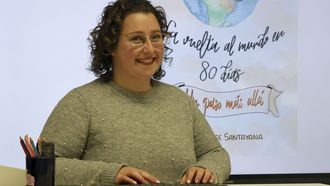 Sandra Salvbador, fotografiada este jueves en el CIFP Ferrolterra, donde da clases desde este curso, tras haber trabajado cuatro aos en un IES de vila