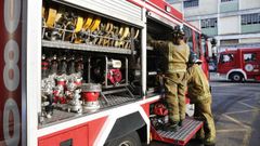 Imagen de archivo de los bomberos de Ourense.