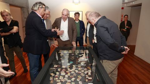 Inauguracin en el Kiosco Alfonso de la exposicin Seica na Corua