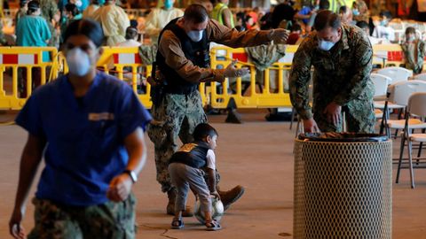 Soldados estadounidenses en la Base Naval de Rota, Espaa