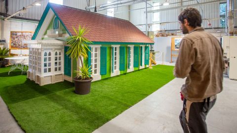 La Casa da Luz, el proyecto presentado por el ciclo b�sico de carpinter�a del CIFP A Xunqueira