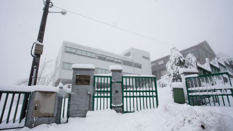 Colegio cerrado en Pedrafita do Cebreiro