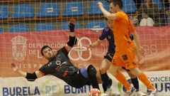 Isma, a punto de batir al guardameta del Full Energ�a Zaragoza