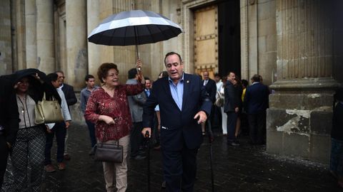Alejandro Giammattei, uno de los candidatos en las presidenciales de este domingo en Guatemala 
