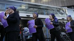 Protesta contra la violencia machista. 